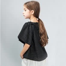 BIR 格紋蝴蝶娃娃衫