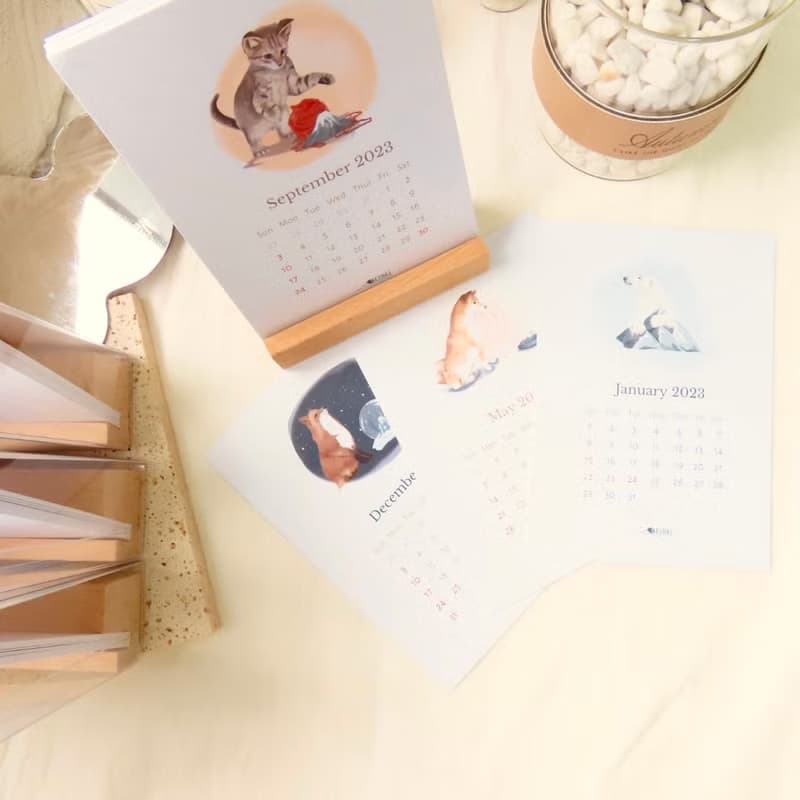 山系動物 2023月曆 Beibei Collection
