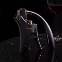 【免運】Cheer啟爾 黑金兔頭紅酒手動開瓶器 喬遷新居禮品盒