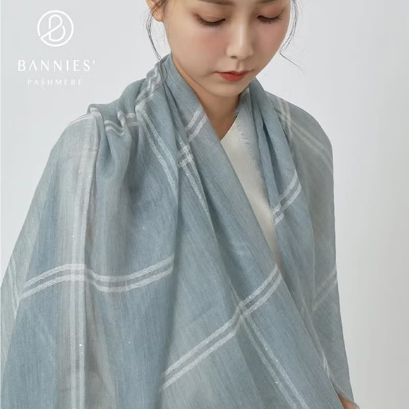 綠翡翠 | 璀璨系列 喀什米爾圍巾