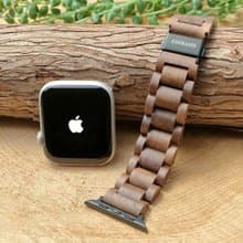 【木製バンド】EINBAND AppleWatch アップルウォッチ 天然木バンド 木のベルト 20mm【クルミ】
