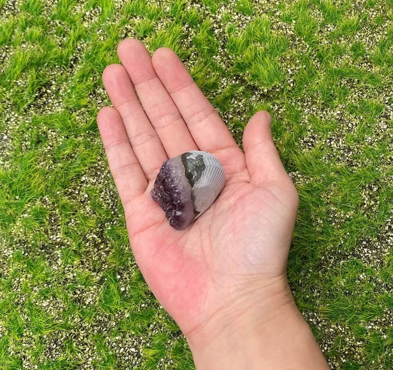 天然紫晶鎮 紫水晶// 招財 療癒// 消磁淨化 辦公室開運 增智慧