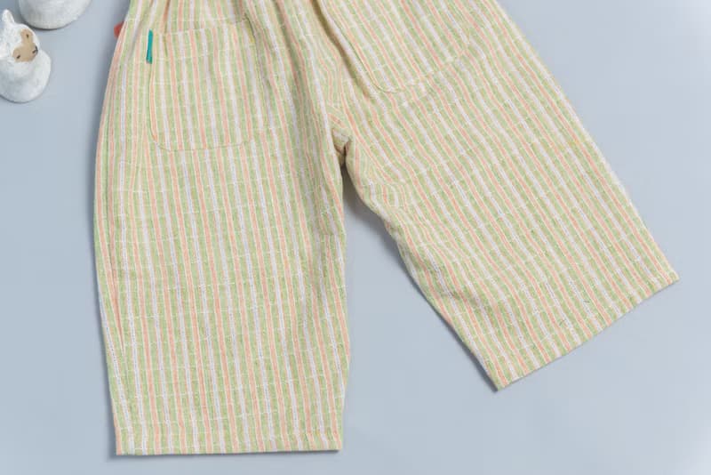 腰帶長褲-訂製 線條1vs棉麻29