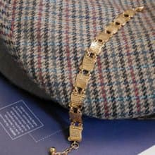 古董AVON金色信仰十誡手鍊  BR291