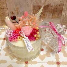 英式皇冠永生花香氛蠟燭