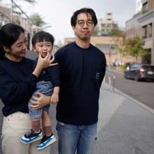 長頸龍長頸鵝刺繡親子上衣 大人款