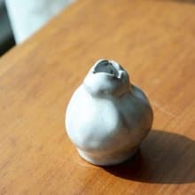 【喬遷禮物】細雪之花手捏迷你花器侘寂風雕塑擺件藝術作品日本紫