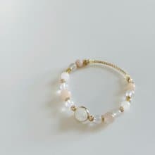 Mimis 設計款 柔光呢喃 胎毛 母乳彈性手鍊