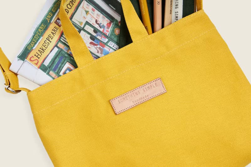PETITE - canvas crossbody (yellow)