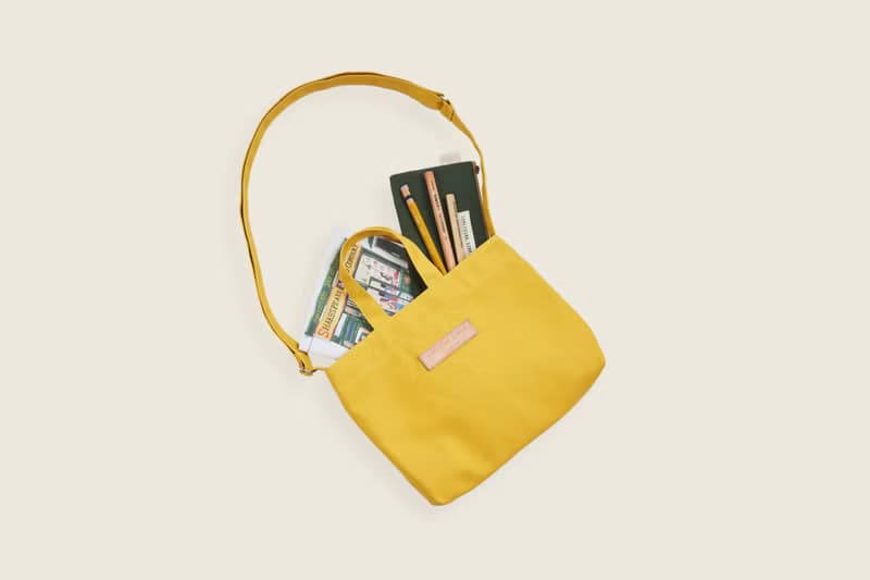 PETITE - canvas crossbody (yellow)