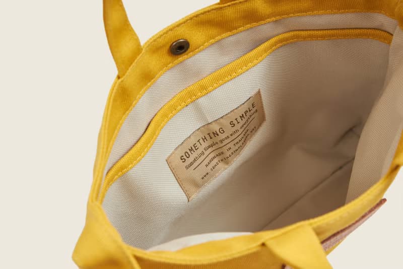 PETITE - canvas crossbody (yellow)