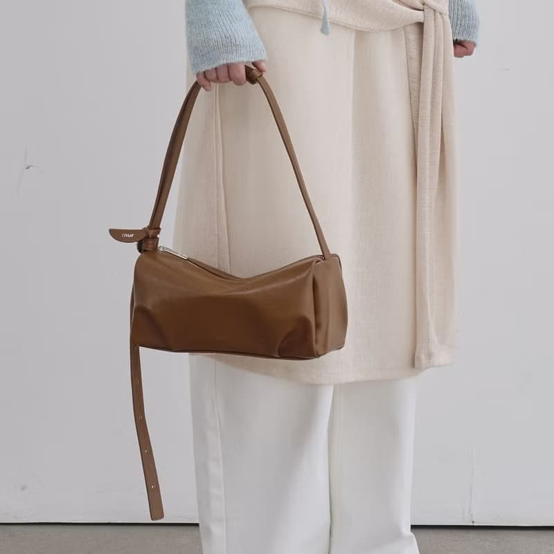 韓國製 MUR Bento bag 手袋/單肩包/上肩袋/手提袋 Brown