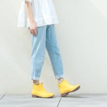 台灣製造【雨靴日】黃 俏皮可愛 雨天穿搭