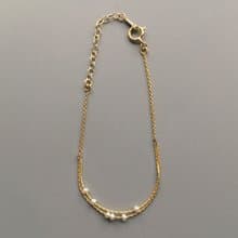 18KGP Keshi Pearl Bracelet