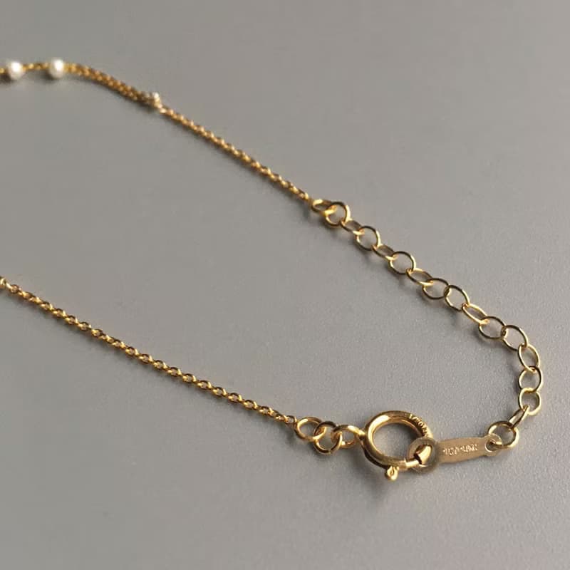 18KGP Keshi Pearl Bracelet