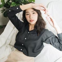 (SIZE S) PREMIUM // black // women long sleeves