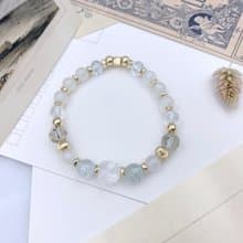 薄荷糖 / 彩虹晶 托帕石 銅髮晶 白水晶 月光石 水晶手鍊