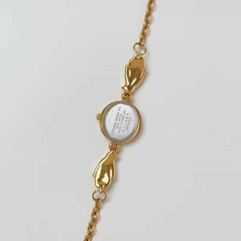 Fill Citizen Gold Tone Chain Bracelet Watch