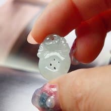 冰種翡翠福貝 | 天然緬甸A貨翡翠 | 送禮