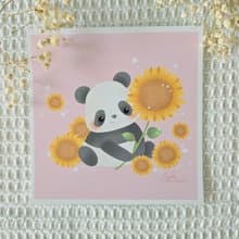Panda postcard.