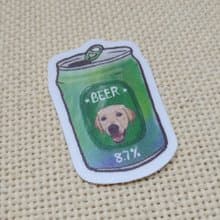 拉布拉多啤酒-防水車貼-行李箱貼紙_防水貼紙