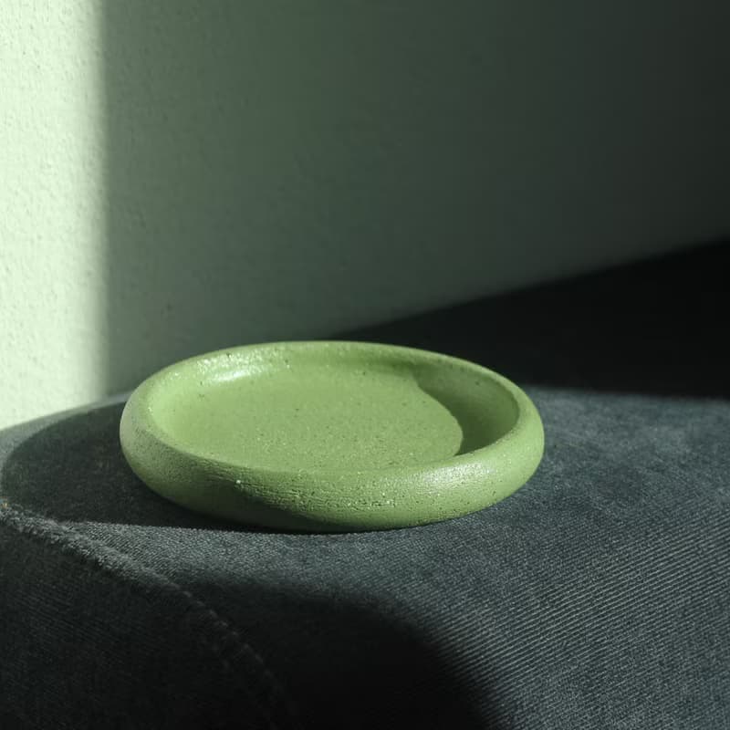 Round Glass Holder Okaeri Coaster Sand