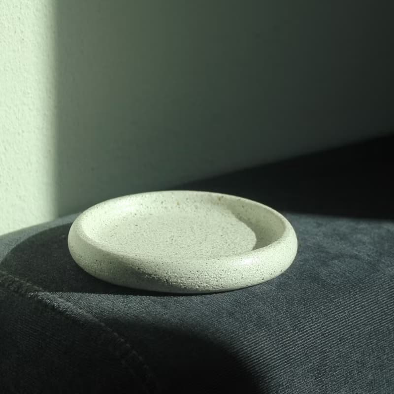 Round Glass Holder Okaeri Coaster Sand