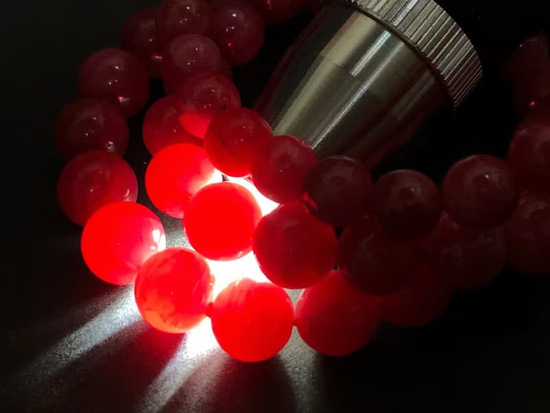 快速出貨高等級天然薔薇輝手鍊 豔麗玫瑰石 巴西冰透薔薇輝