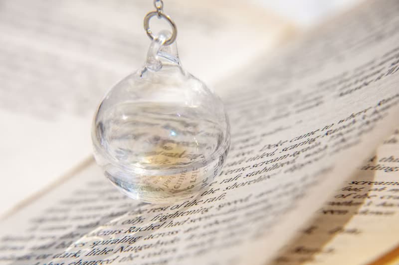 植物系 法式金屬質感玻璃球書籤 文房具-液體 羽毛 太空氣球宇宙