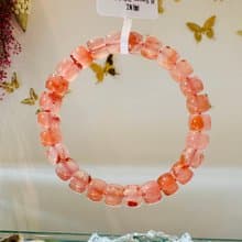 冰飄南紅透感飄花8.5mm23.19g直切珠護身平安辟邪護身符舒緩心神