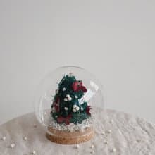 【永生玫瑰花玻璃球】• 情人節禮物/生日禮物/永生花/永生玫瑰花