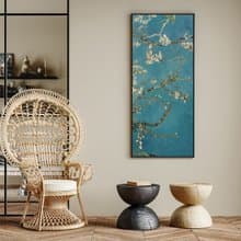 梵谷_杏花(長版III) - 梵谷系列掛畫/花卉掛畫/植物掛畫/客廳掛畫