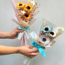 朵朵太陽 太陽花乾燥花束