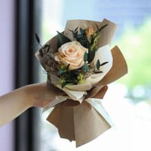 畢業花束 晨曦花束 生日花束 乾燥花 永生玫瑰花花束 不凋玫瑰花