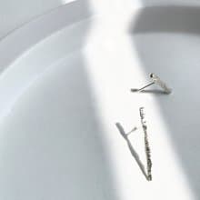 蹤跡耳環 Trail Earring 風景系列 925純銀