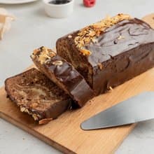 巧克力磅蛋糕可店到店/可代寫卡片