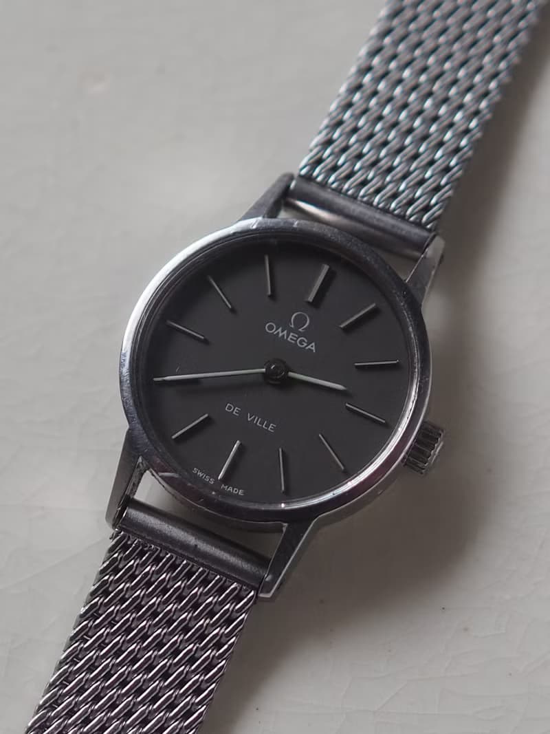 OMEGA オメガ DE VILLE デヴィル ラウンド ウォッチ 腕時計 シルバー レディース ヴィンテージ アンティーク