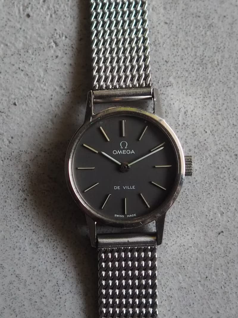 OMEGA オメガ DE VILLE デヴィル ラウンド ウォッチ 腕時計 シルバー レディース ヴィンテージ アンティーク
