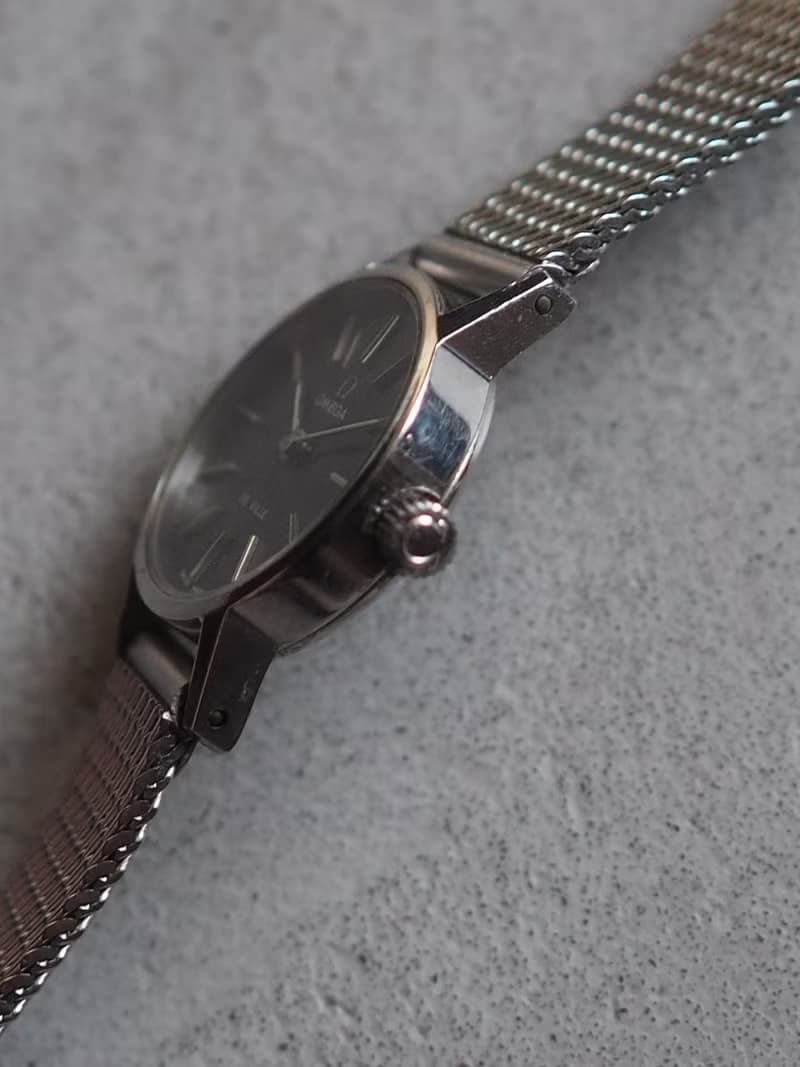 OMEGA オメガ DE VILLE デヴィル ラウンド ウォッチ 腕時計 シルバー レディース ヴィンテージ アンティーク