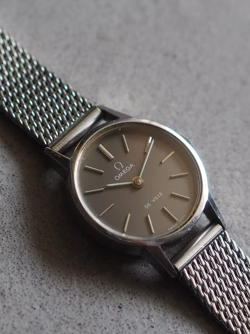 OMEGA オメガ DE VILLE デヴィル ラウンド ウォッチ 腕時計 シルバー レディース ヴィンテージ アンティーク