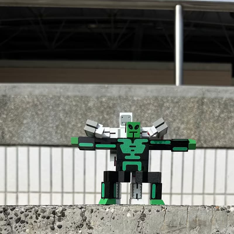 Cubebot 酷比太空好朋友組合【限定款】木製變形積木機器益智玩具