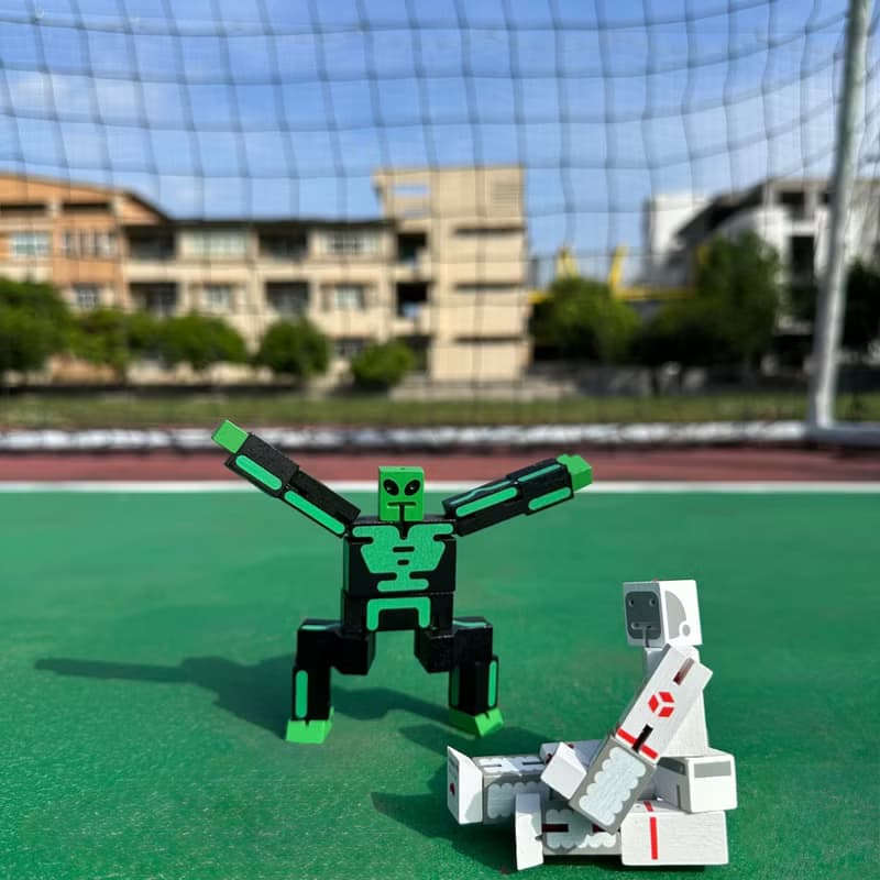 Cubebot 酷比太空好朋友組合【限定款】木製變形積木機器益智玩具