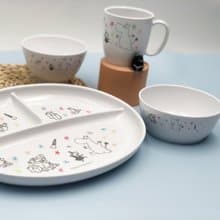 【Moominx日本skater】銀離子餐具系列 餐具組