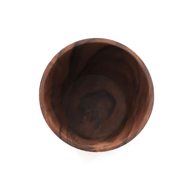 天然柚木茶杯/木杯/杯子-波點款│食用安心不上漆原木製 露營野餐