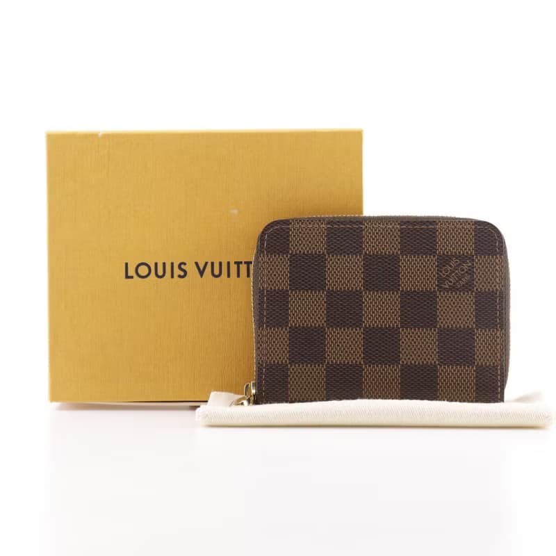 【日本直送】ルイ・ヴィトン LOUIS VUITTON ジッピーコインパース コインケース N63070 ダミエキャンバス ユニセックス【中古】
