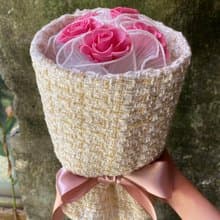 漫森態 小香風玫瑰花花束 Chic 不凋花花束