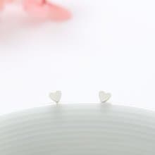 【Angel & Me】迷你 愛心 一對 s925 純銀耳環 生日 情人節 禮物