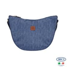 【BRIC' S】X-Bag 半月側背包-水洗牛仔