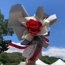 七夕情人節-經典大永生玫瑰花束/提袋套組