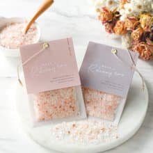 婚禮推薦療癒時光粉紅浴鹽 PINK BATH SALT/最低起訂量為五個